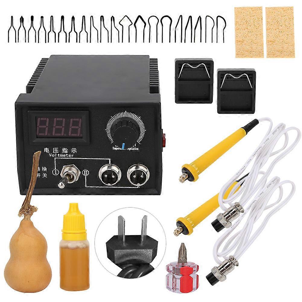 LH40-SF802 Digital Display Dual Interface Pyrography Machine Heating Solder Wooden Craft Tool