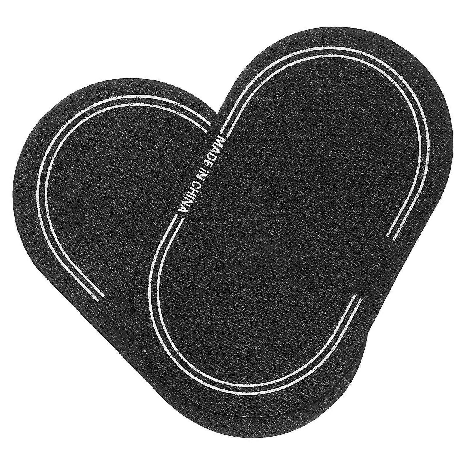 Drum Head Protective Pad for Drum Use 2Pcs Black Pet Fabric Accessory
