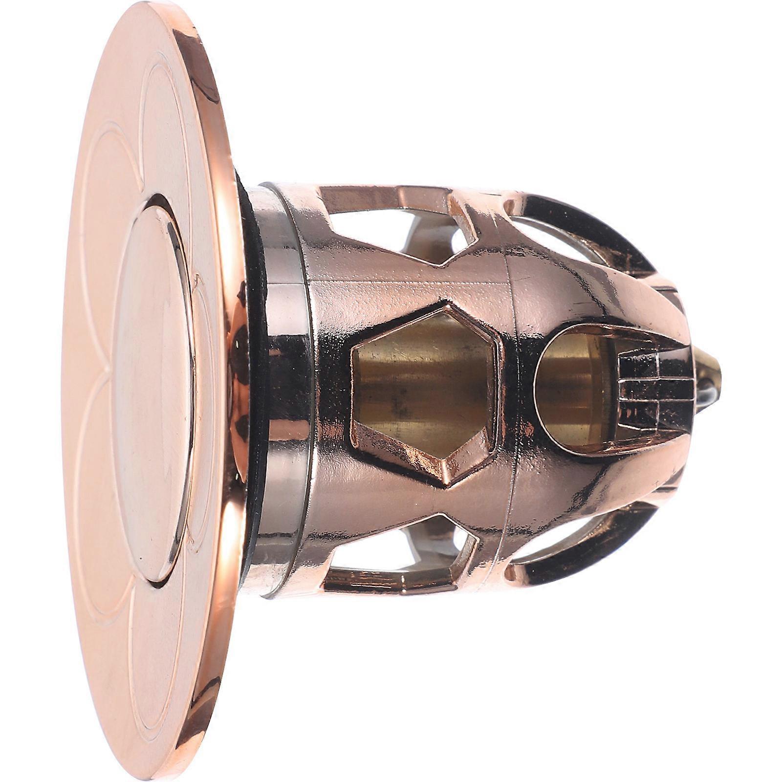 Bathroom Sink Plug Copper Drain Stopper Press-Down Design Prevent Sewer Blockage 1Pcs