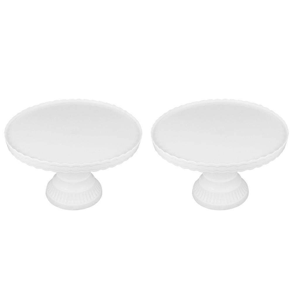 Cake Stand For Wedding Cupcake Storage Stand Display Stand Modern Decorative 32X32X19.5CM White 2Pcs