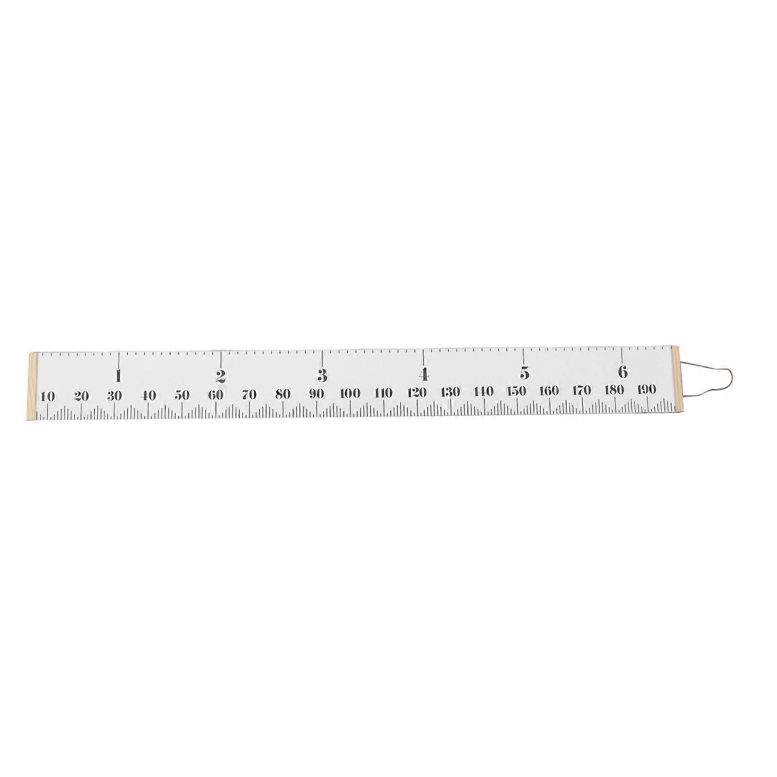 Kids Accurate Baby Height Growth Ruler Removable Canvas Wall Hanging Measurement Chart for Home