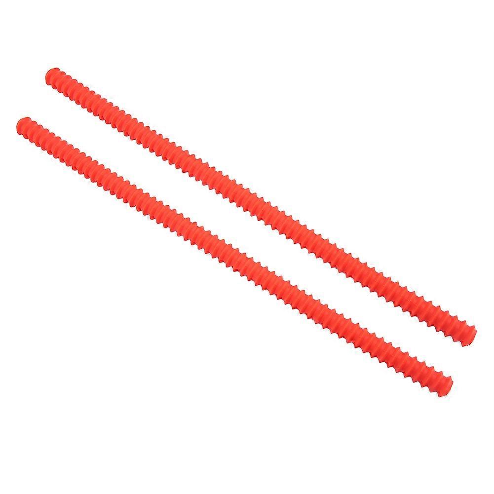 2pcs Heat Insulated Silicone Clips Hot Oven Rack Shelf Guards Avoid Scald Protector Tool