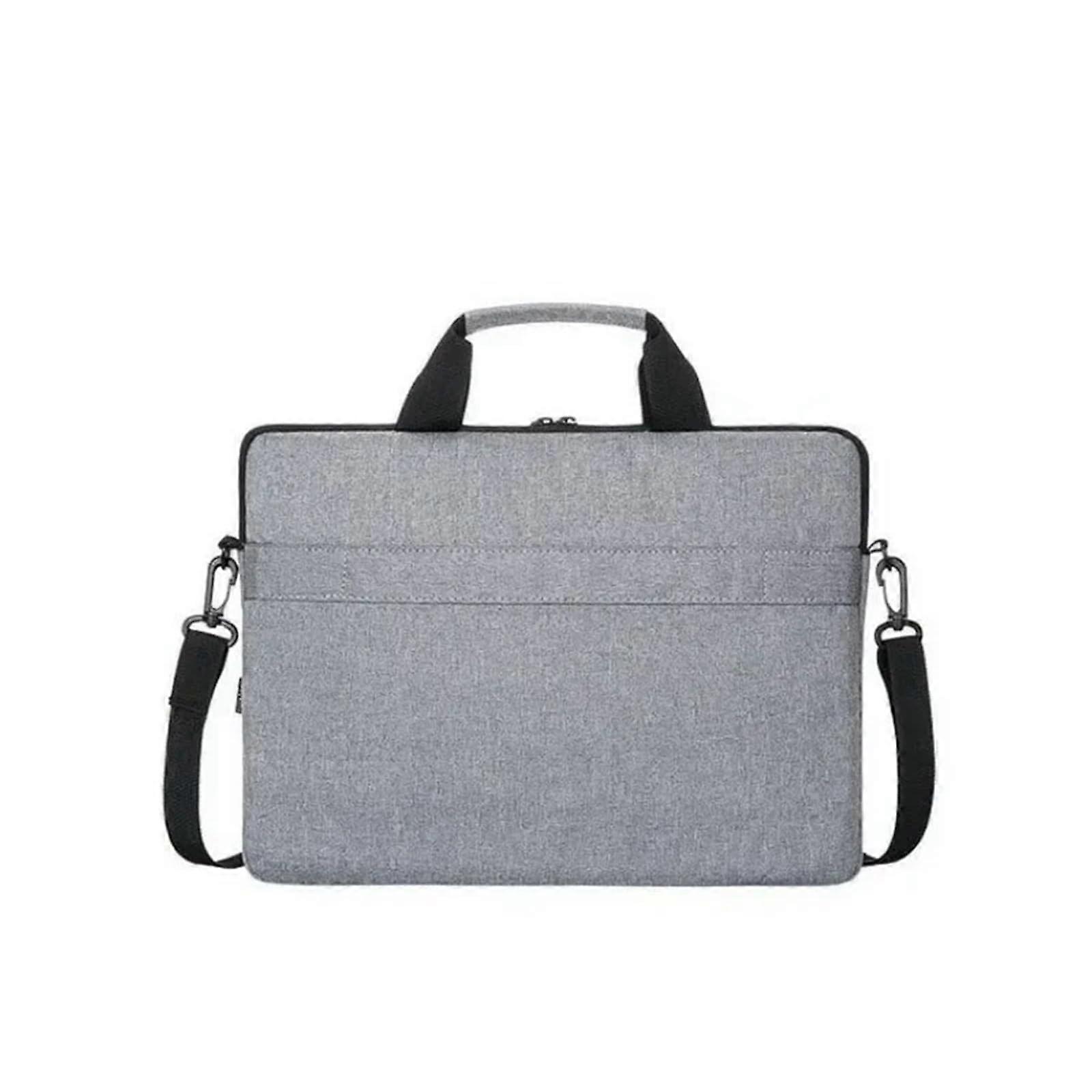 Laptop bag laptop case shoulder bag notebook bag briefcase 13.3 14 15.6 inches (Gray, 13 13.3 14 inch) 13 13.3 14 inch Gray