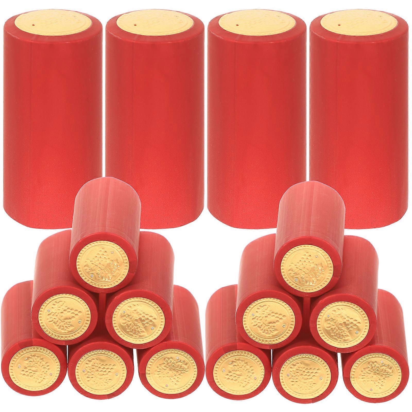 Winebottle Protective Cover Red Sealing Films Flexible 6X3.1X3.1CM 200Pcs