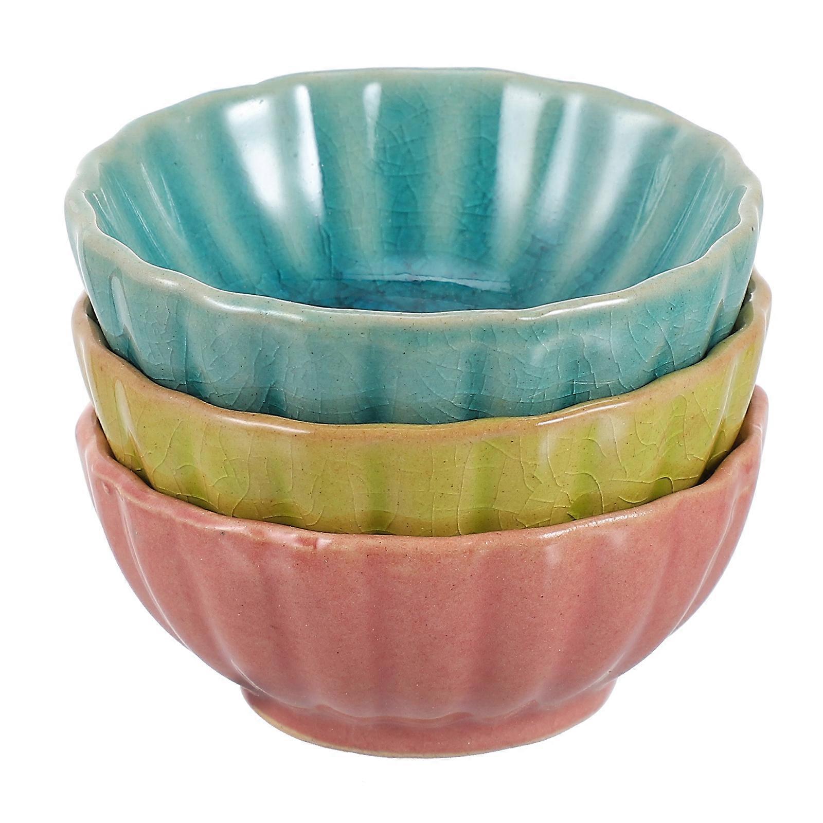 3pcs Essential Oil Holder Bowl Spa Face Mask Mixing Bowls Smooth Finish Aromatherapy Esthetician Supplies