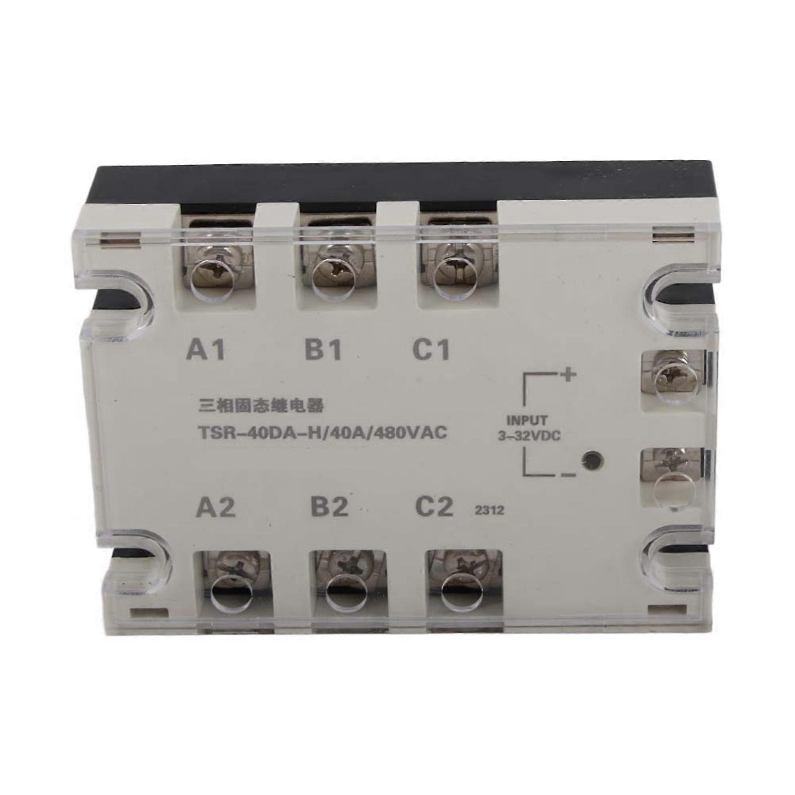 40A Three Phase SSR Input Solid State Relay TSR‑40DA H