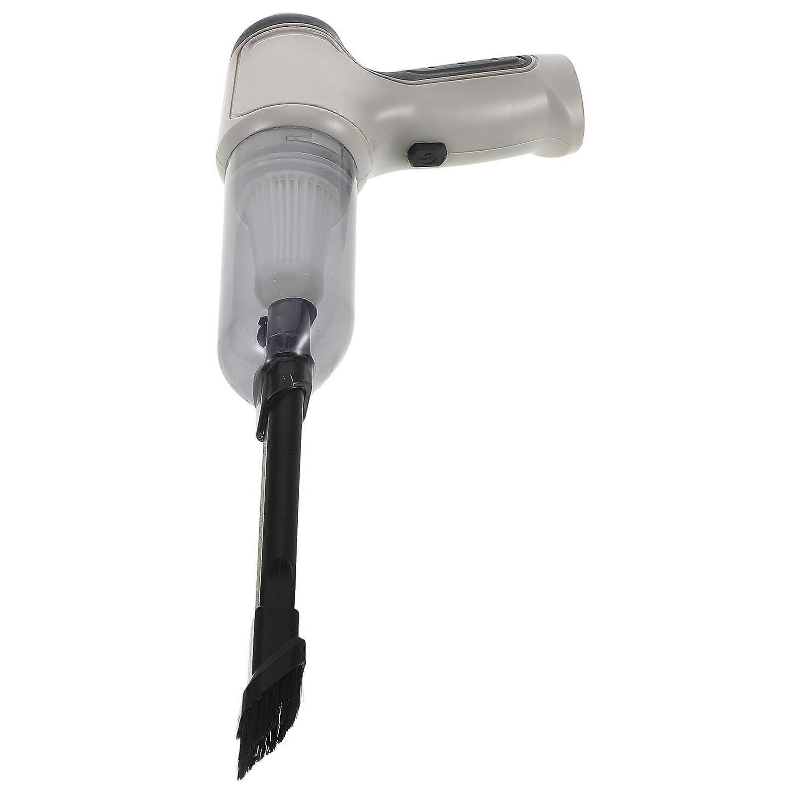 Portable Vacuum Cordless For Car High Power Suction Three-In-One Functionality Gray-White 1Set