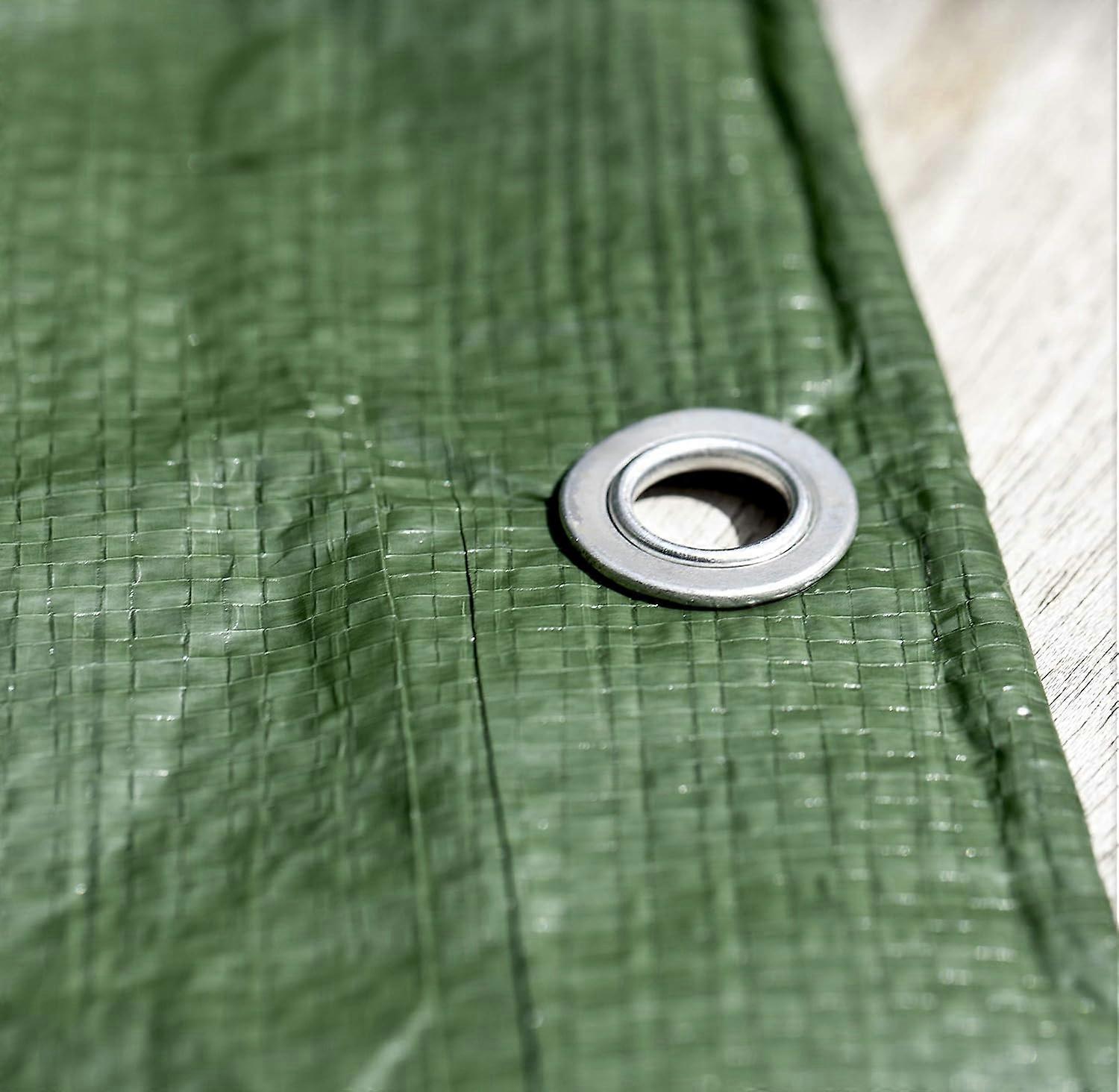 Leichte Schutzplane - 80 g/m² - 4x6 m - Grün