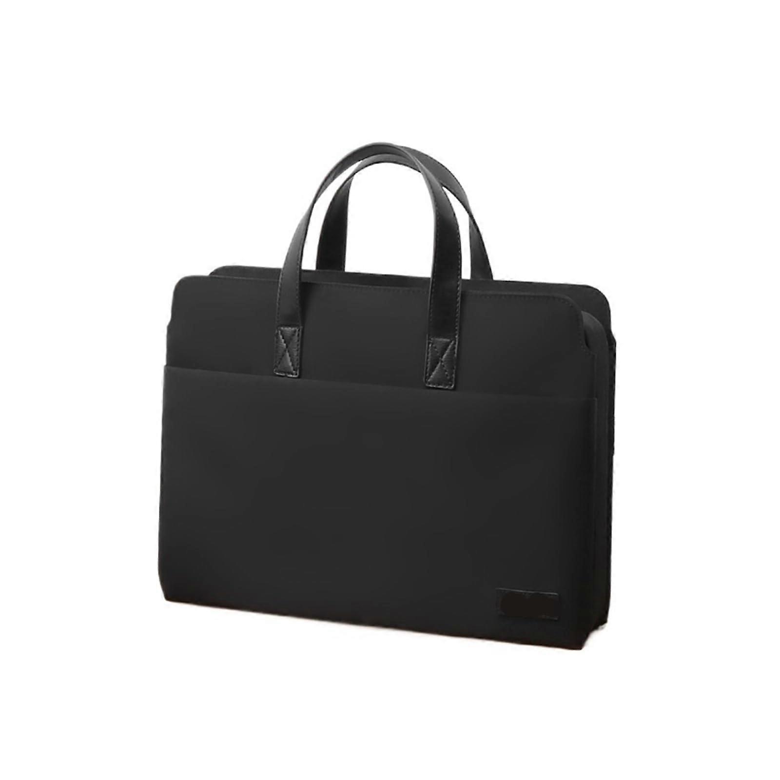 Laptop Bag Protective Sleeve for 15.6-Inch Laptops Black Large-Capacity Notebook Case