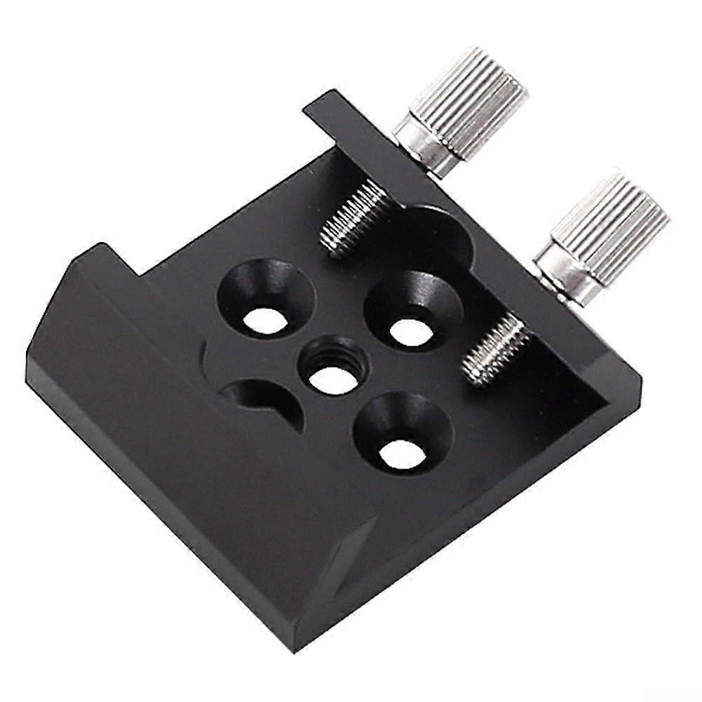 Telescopic Accessories Dovetail Base for Finder Scope Mounts, Black, Lightweight, Durable, Compatible with Most Scopes