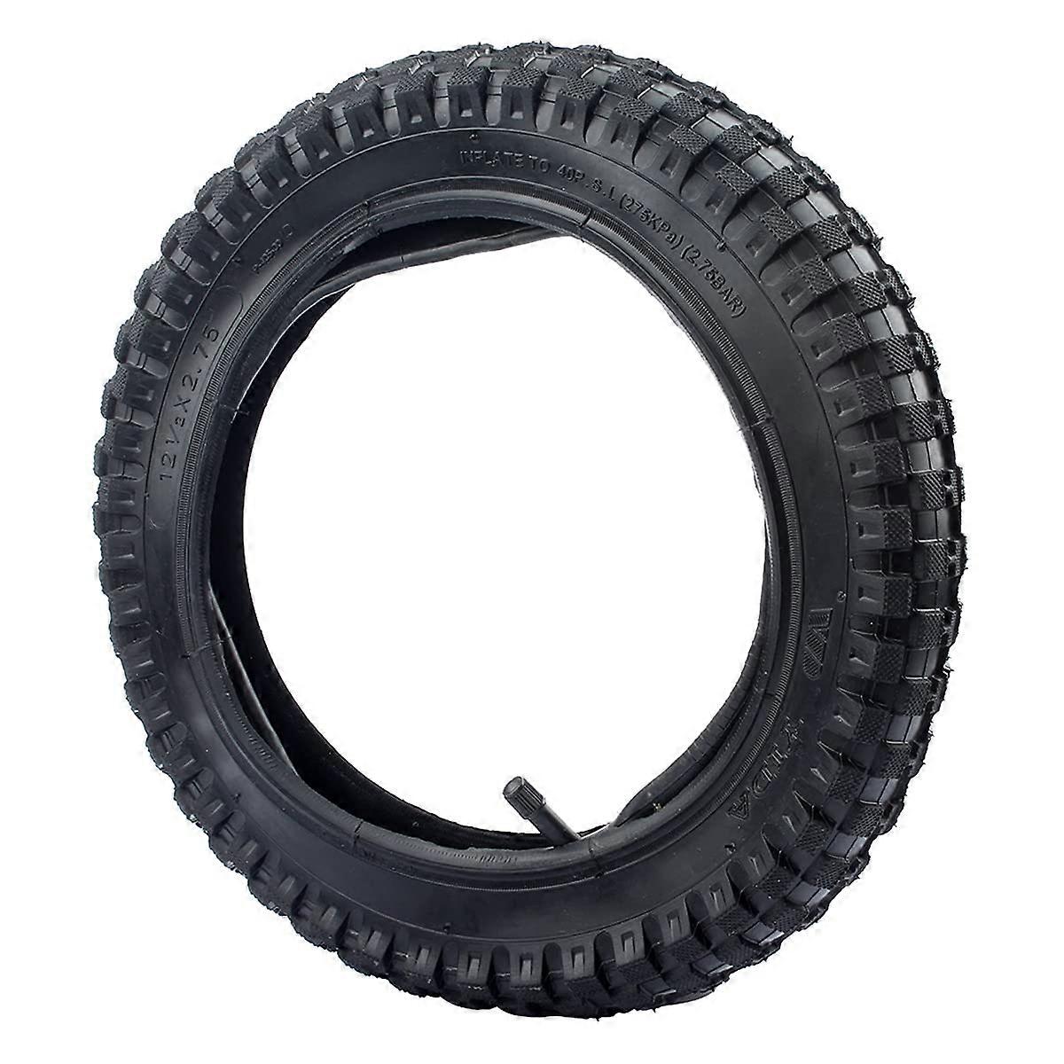 Motorcycle Bike 12 1/2 x 2.75 Tire Set with Inner and Outer Tubes for 47cc 49cc Dirt Pit Bikes