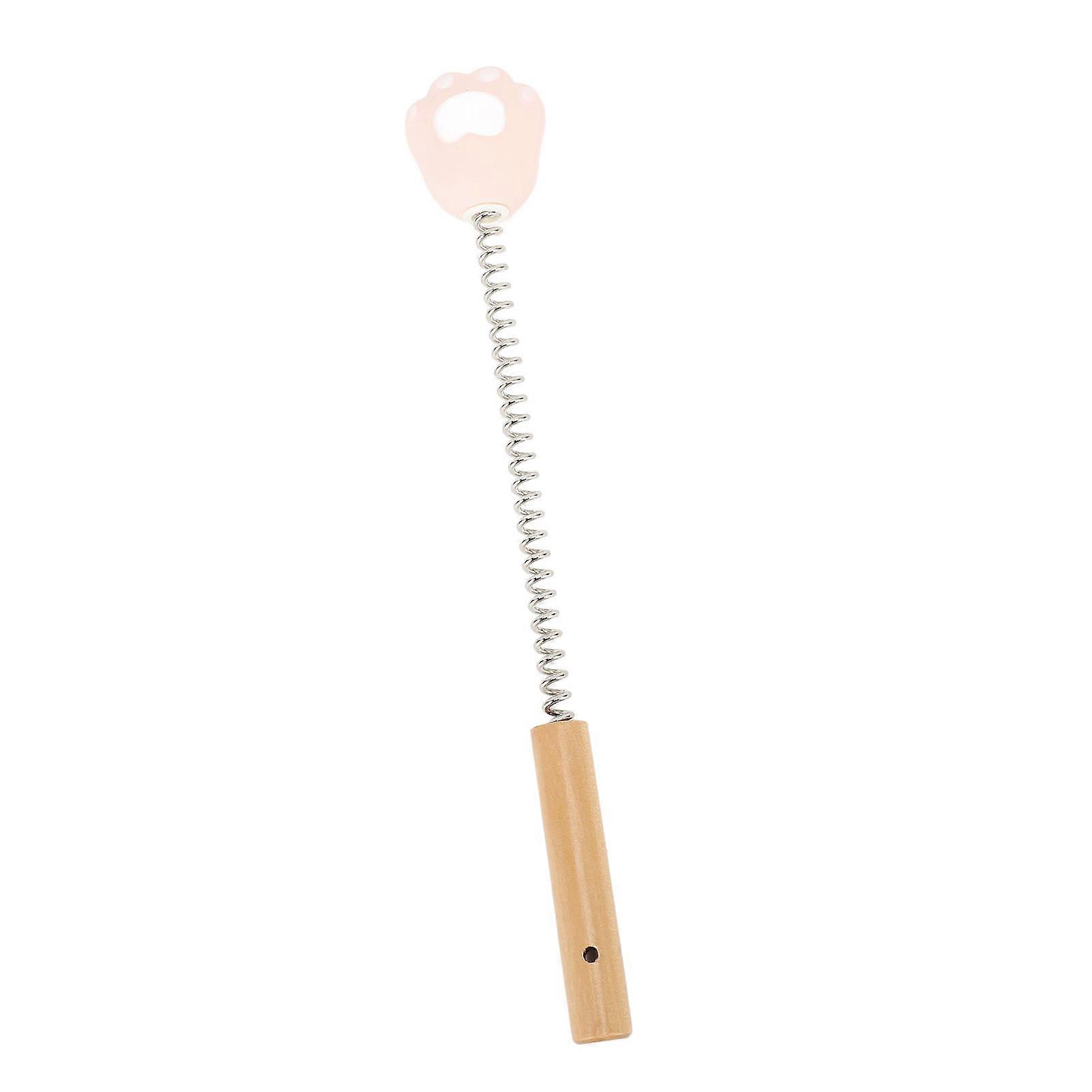 Spring Massager Hammer Cute Bear Paw Pattern Handheld Massager for Neck Back Shoulder Relaxation