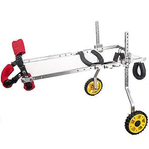 Adjustable pet wheelchair, mobility aid for disabled dogs and cats, comfortable support for easy walking