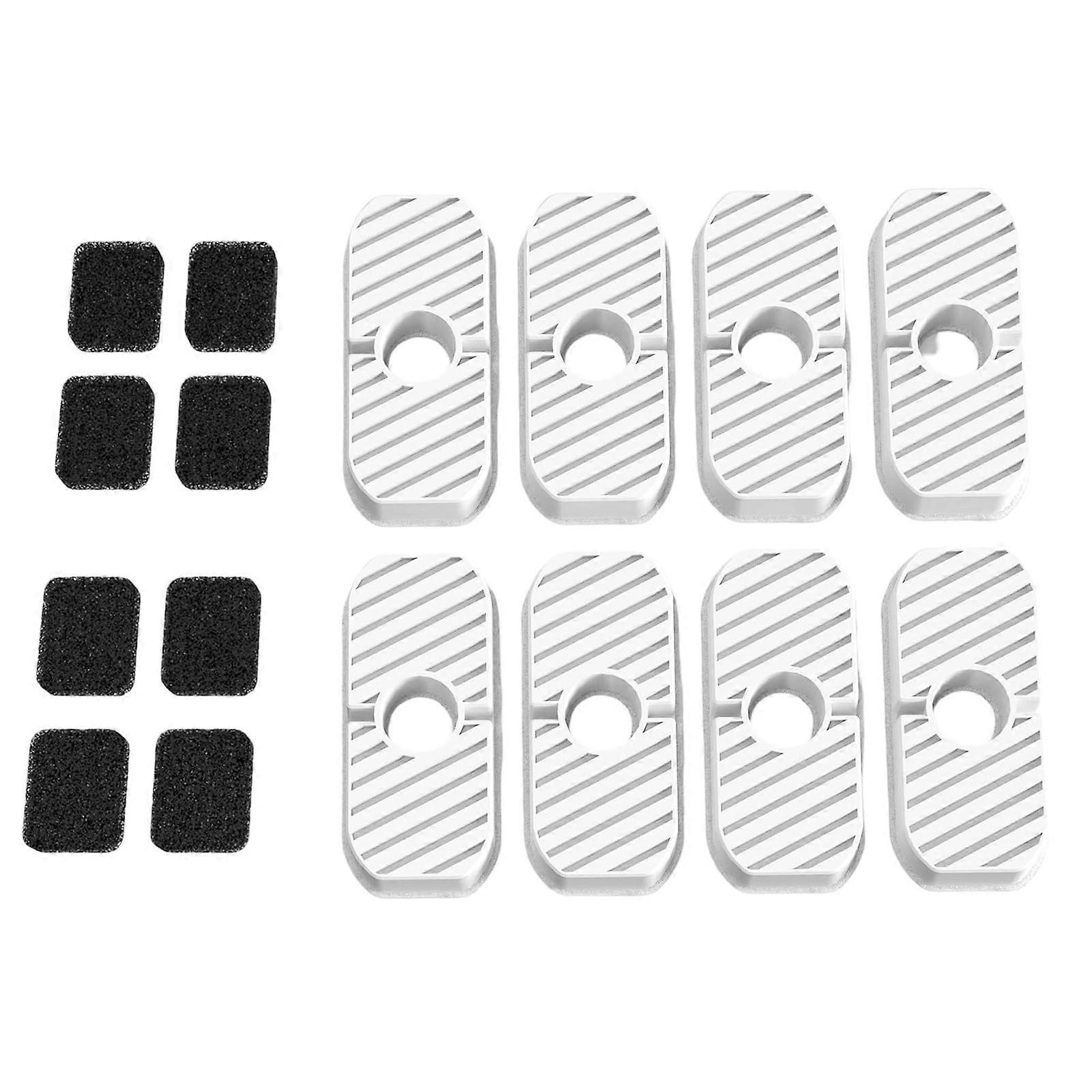 Replacement filters and sponges for automatic cat water fountains, batteryoperated pet water dispenser accessories, 8pack.