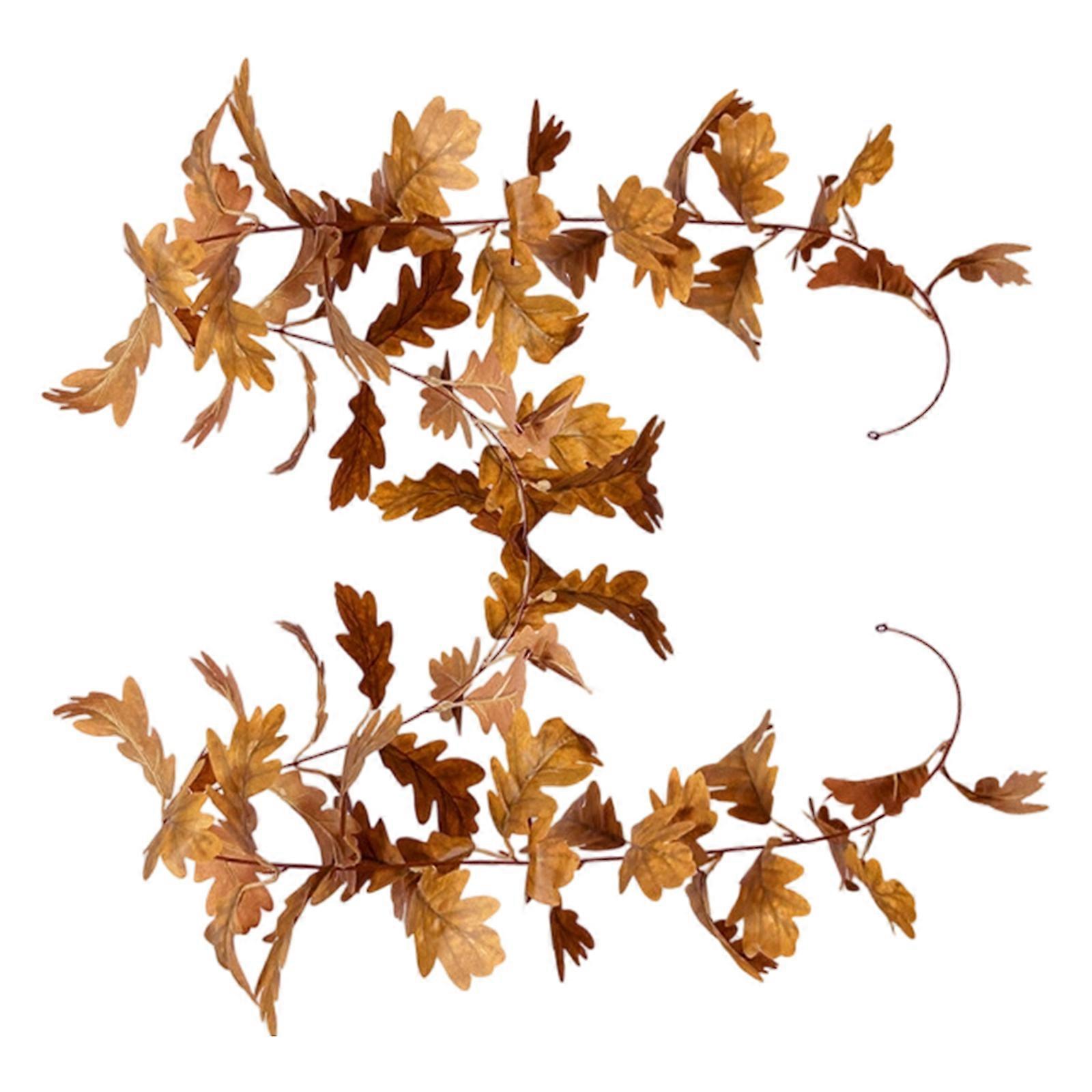 Beautifully Crafted Leaf Vine Garlands: A Essential for Indoors and Outdoor Event, Adding a Touch of Greeneries Multicolor