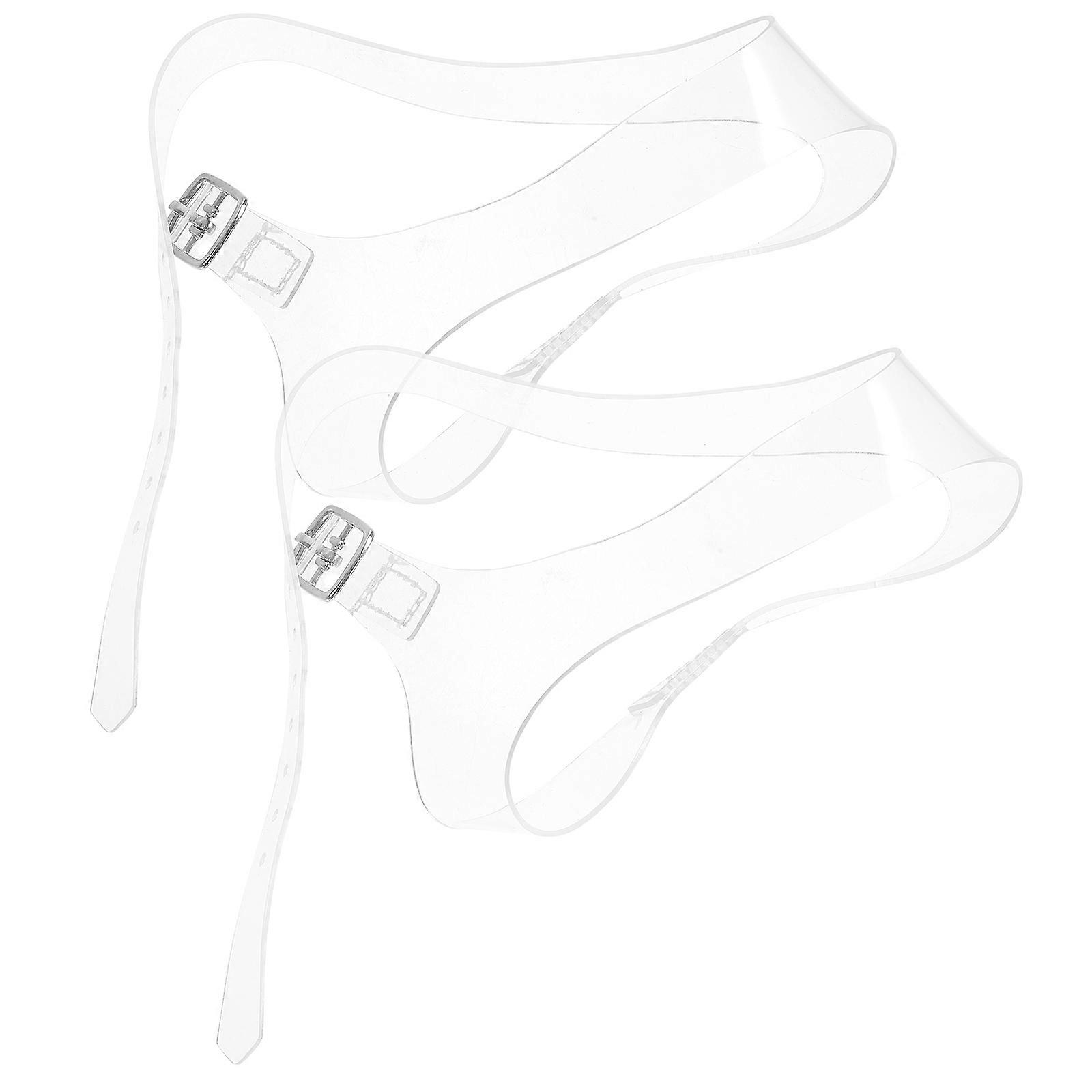 Chaussures transparentes Sangles Sangles Cheville Détachables Pour Talons Femmes Utilisation Quotidienne 1Paire