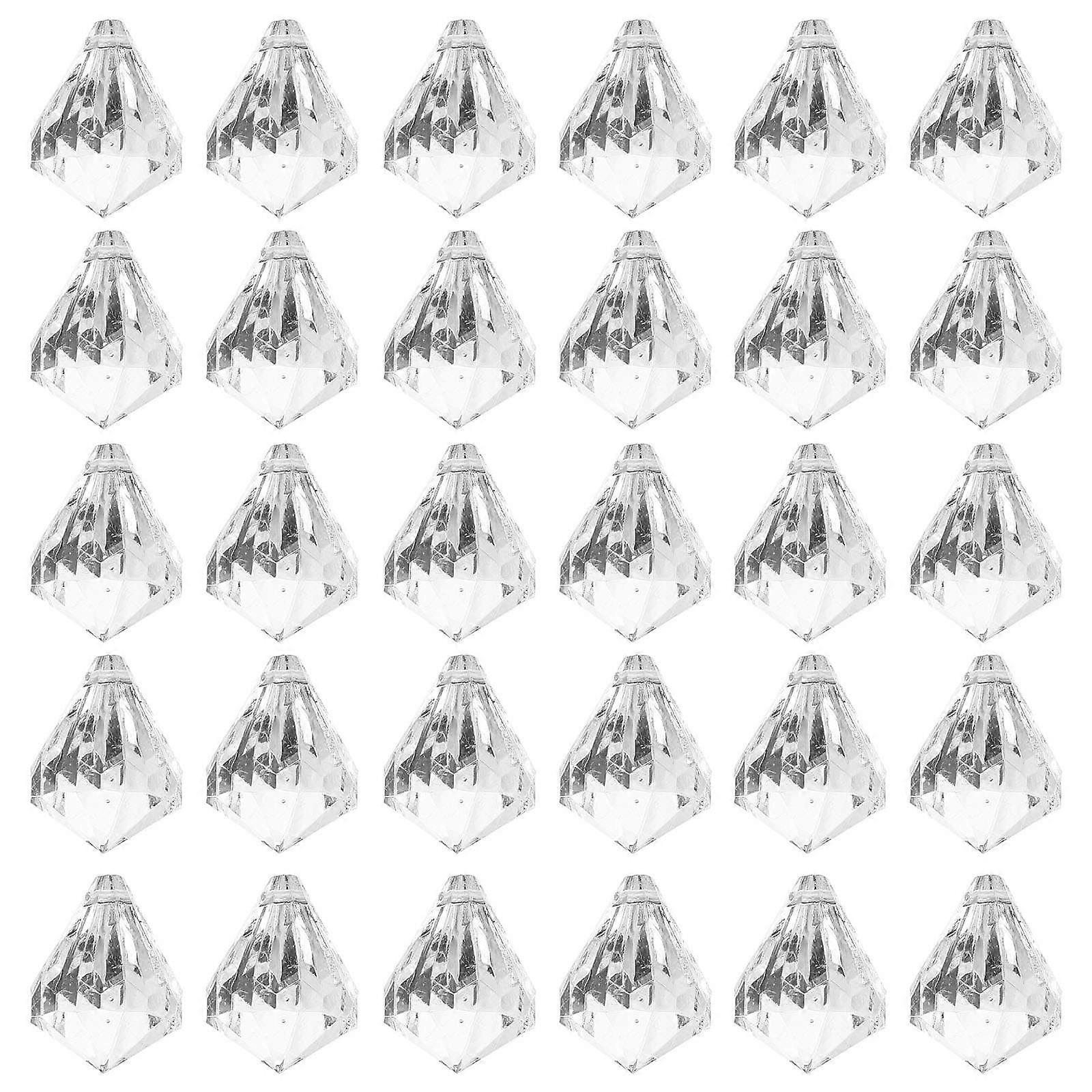 Lamp Hanging Ornaments Crystal Decoration Accessories Smooth Sparkling Durable Homeowners 1Set