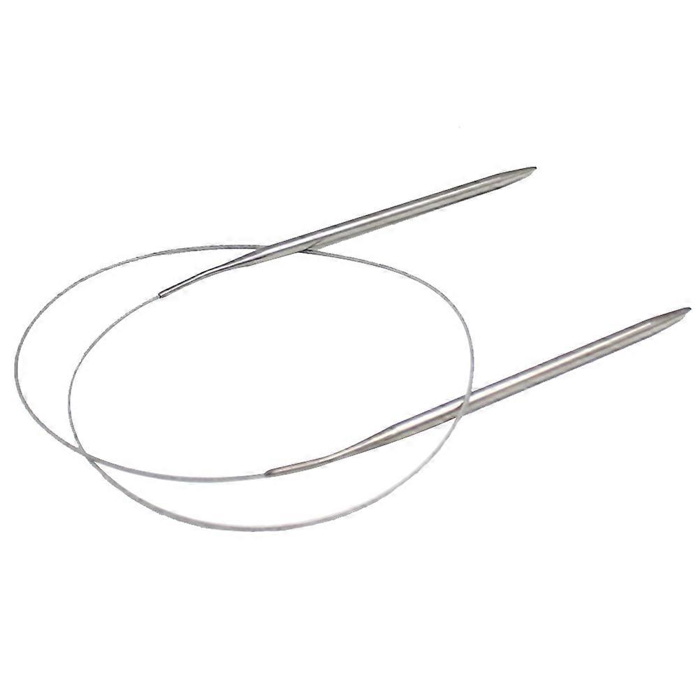 Steel Knitting Needle Professional Stainless Steel Needles Sweater Knitting Needles 84 x 0.50 x 0.50cm Knitting 1Pack