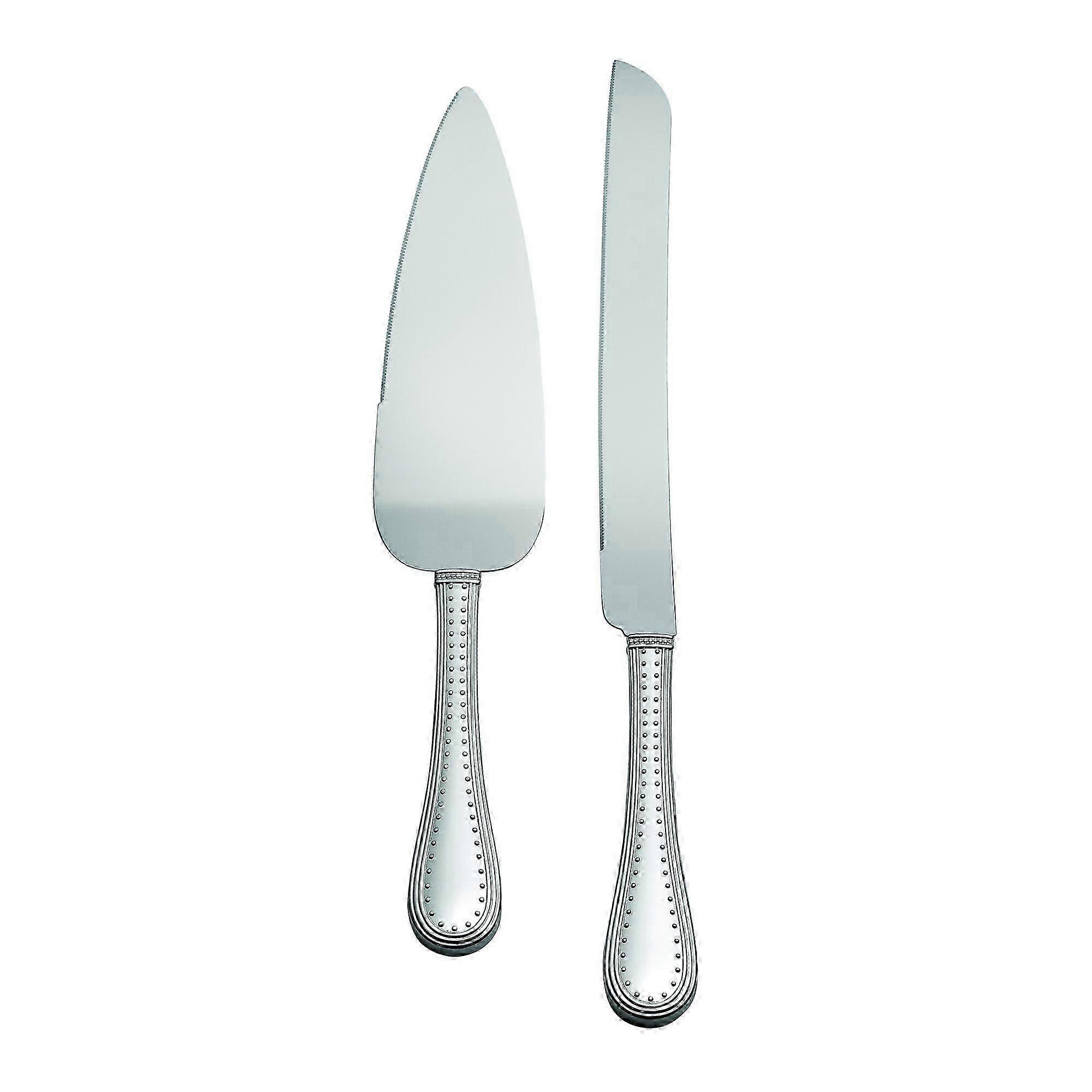 Cake Knife and Server Set for Cake Cutting and Serving