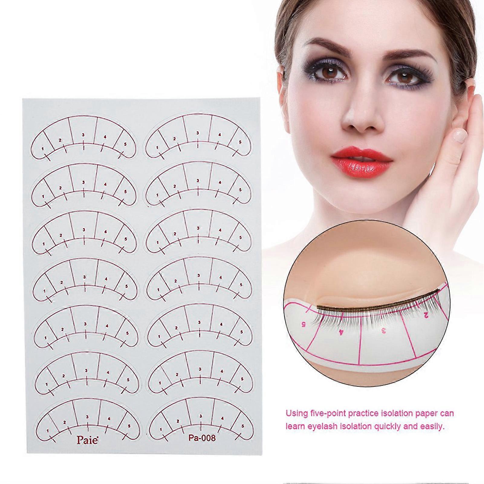 Professional One Training Head Model False Eyelashes Extension Practice Kit Tool For Starter
