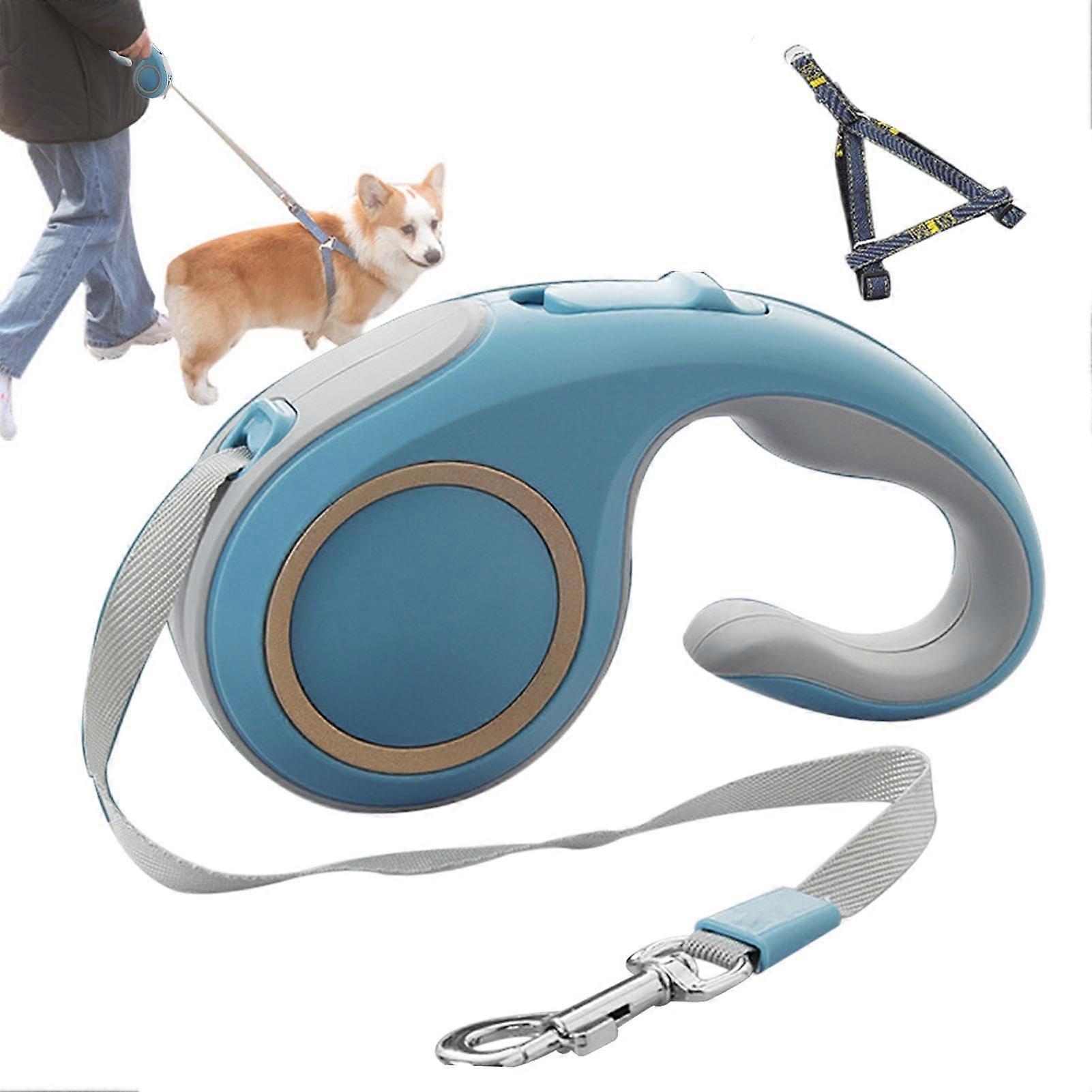 Retractable Dog Leash with Non-Slip Grip, Reflective and Durable, 18 x 10.5 x 4 cm, Ideal for Puppies and Outdoor Jogging