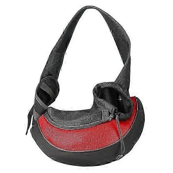 Compact Red Pet Transport Bag for Small Animals