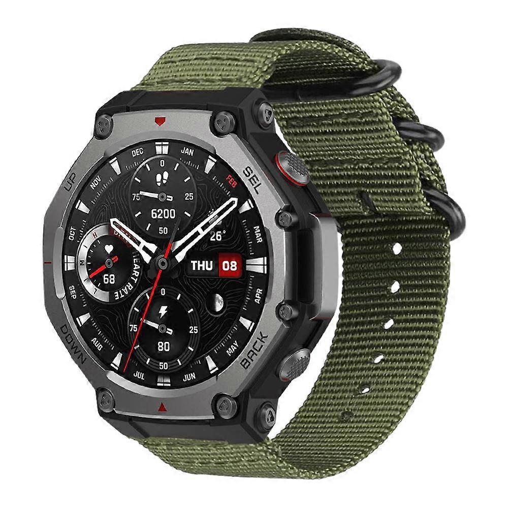 xDfind gyűrűs csat nylon vászon óraszíj az Amazfit T-Rex 3-hoz