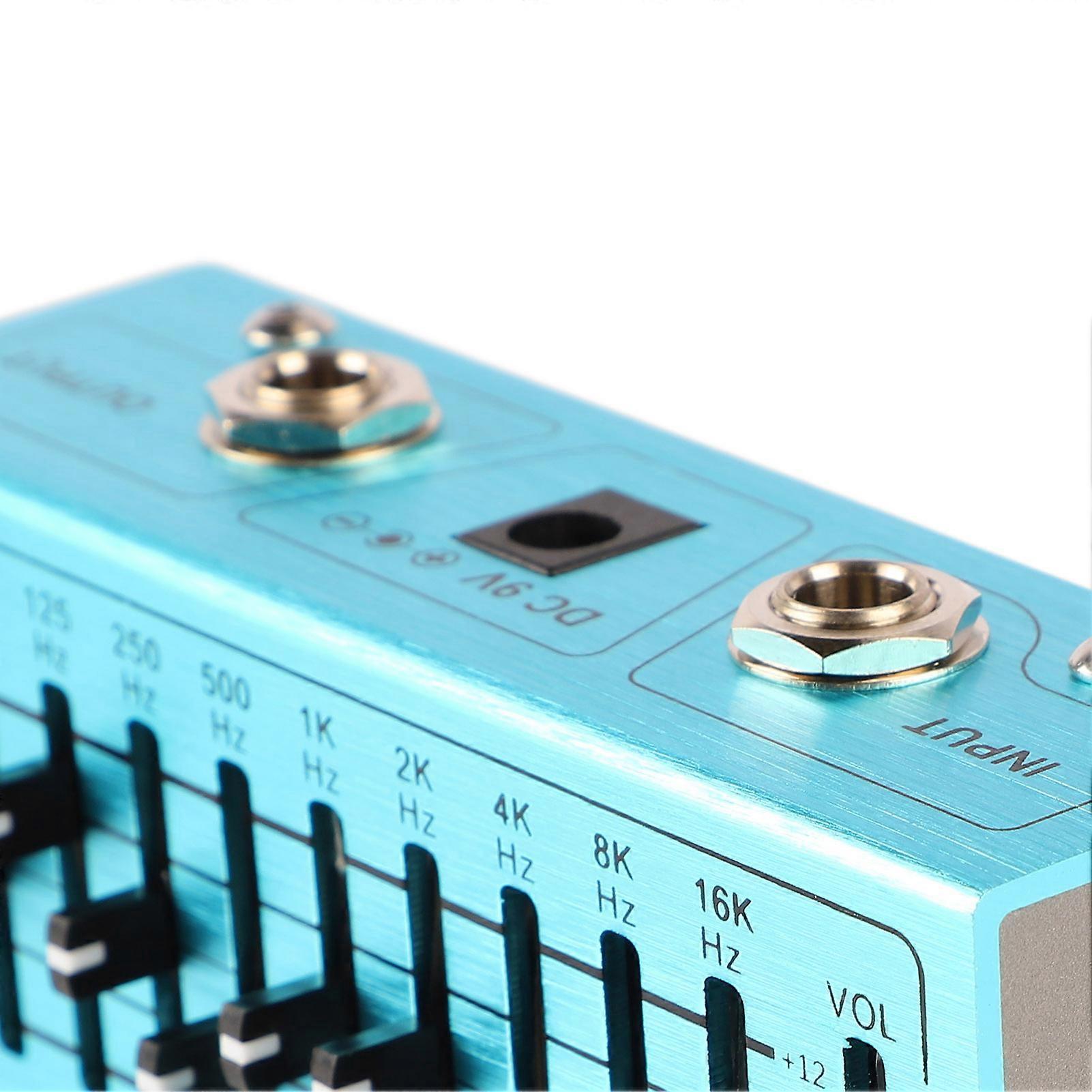 Instrument Band Controller Guitar Tone Preamplifier 10 Bands EQ Independent Output Volume Adjustment Amplifier