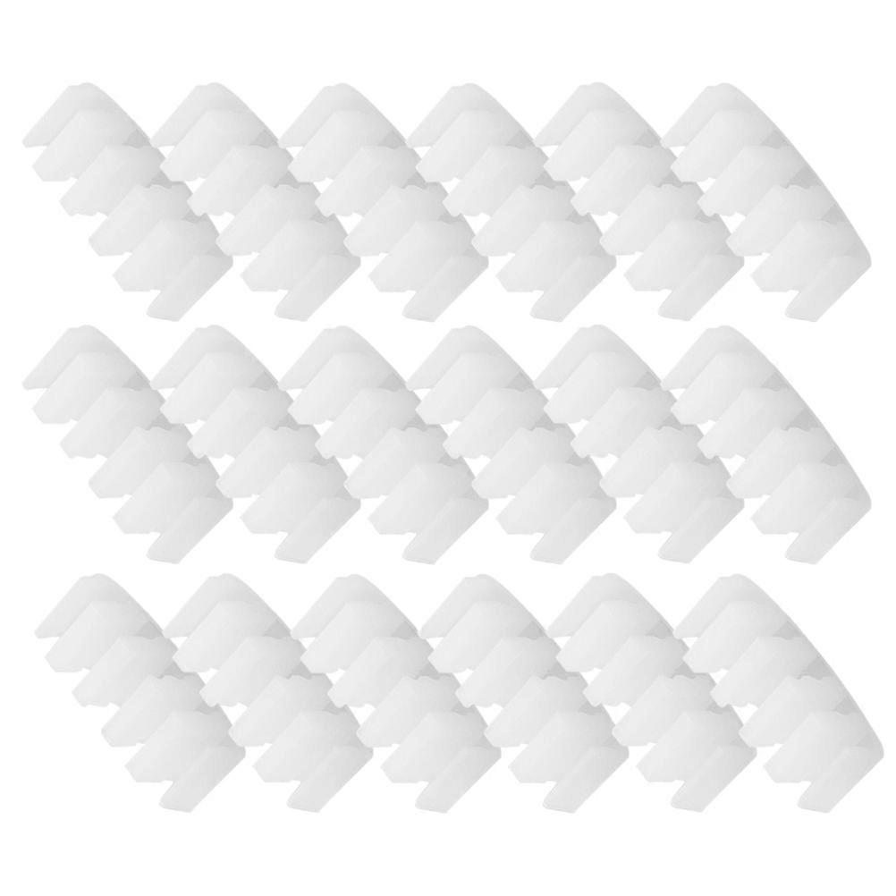 FRCOLOR 100pcs Cutlery Box Reusable Plastic Card Slots Organizer Divider Tableware Box