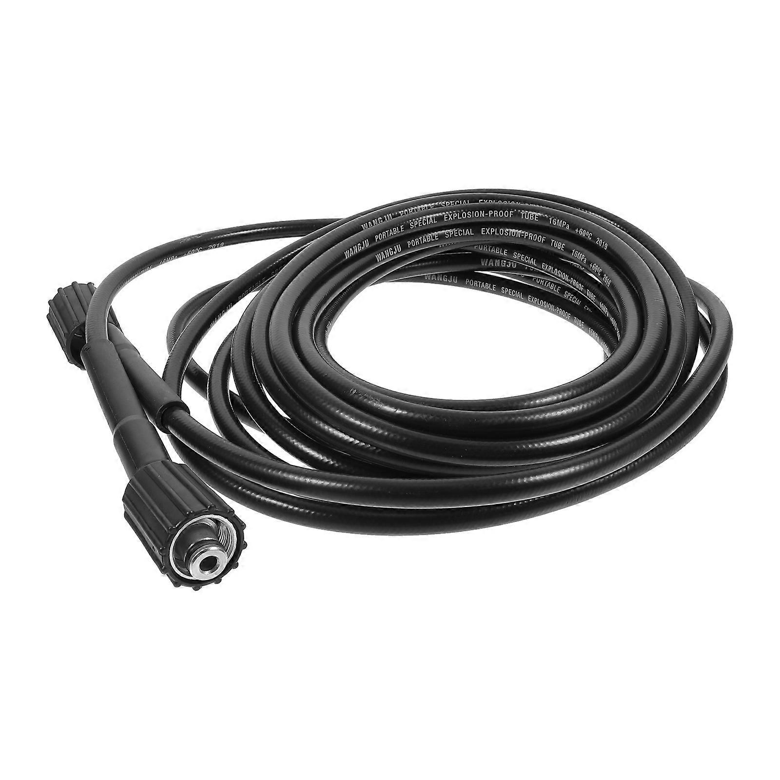 خرطوم غسيل الضغط خرطوم تنظيف مقاوم للسيارات والحدائق للاستخدام الأسود 1Set