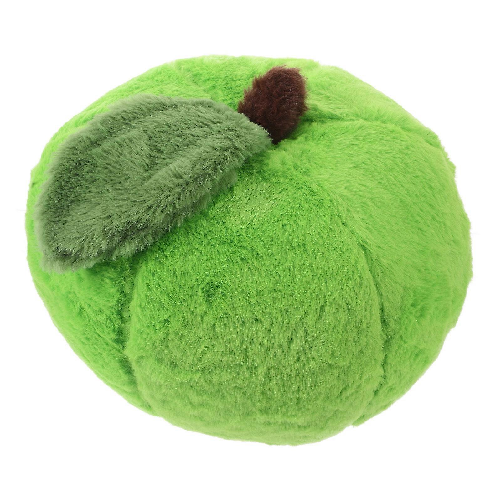 Realistic Apple Plush Pillow Comfortable Stuffed Fruit Decorative Cushion Home Living Room Design