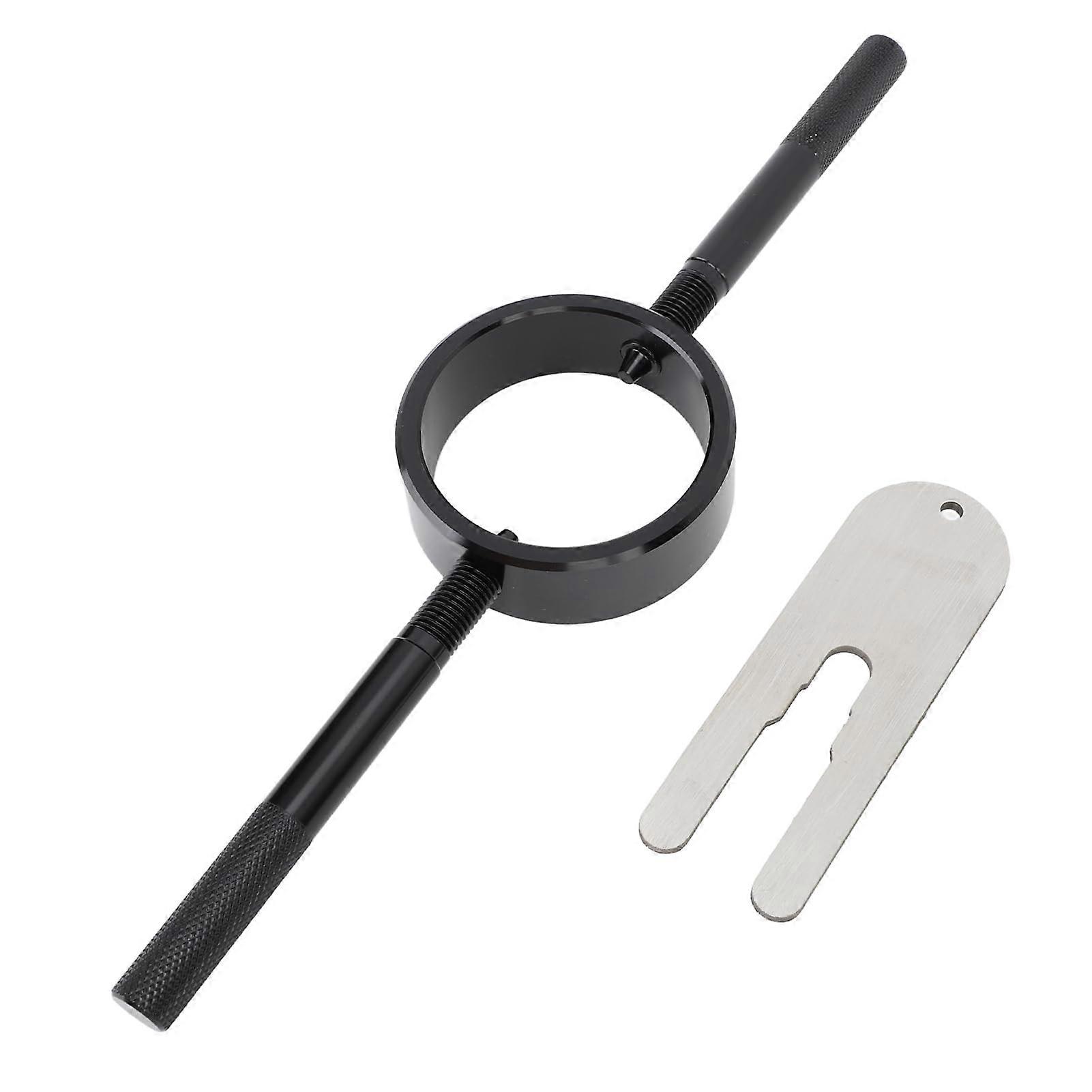 Universal Motorcycle Fork Spring Compressor Tool Set, Aluminum Radial Pin Wrench