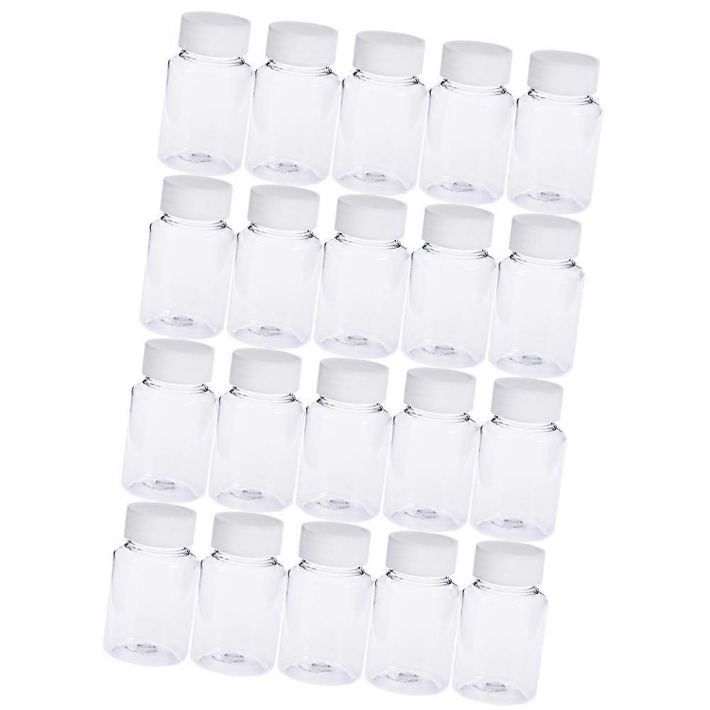 PET Plastic Subpackaging Bottle for Storage with Screw Lid Travel Accessories 80ml Transparent