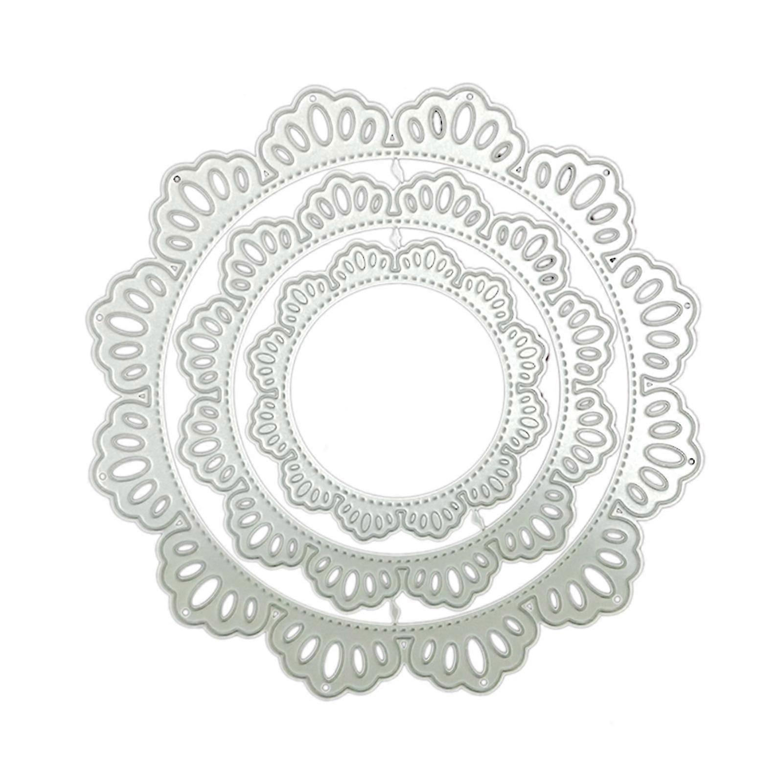 Multi-layer Circle Die Cuts Nesting Circle Cutting Dies Embossing Templates for