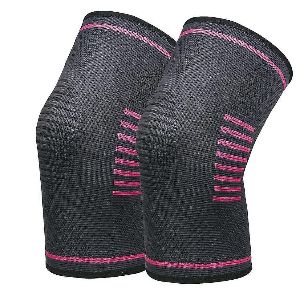 Knee Pads For Joint Pain And Meniscus Tear Support Orthopaedic Elastic Bands Pink Size S For Weightlifting Basketball