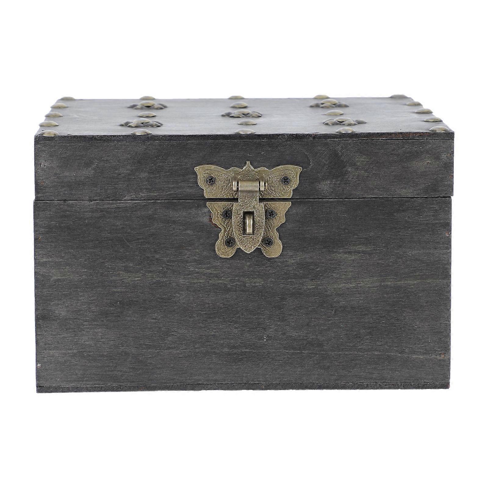 1Pc Retro Style Storage Box Practical Storage Box Treasure Hidden