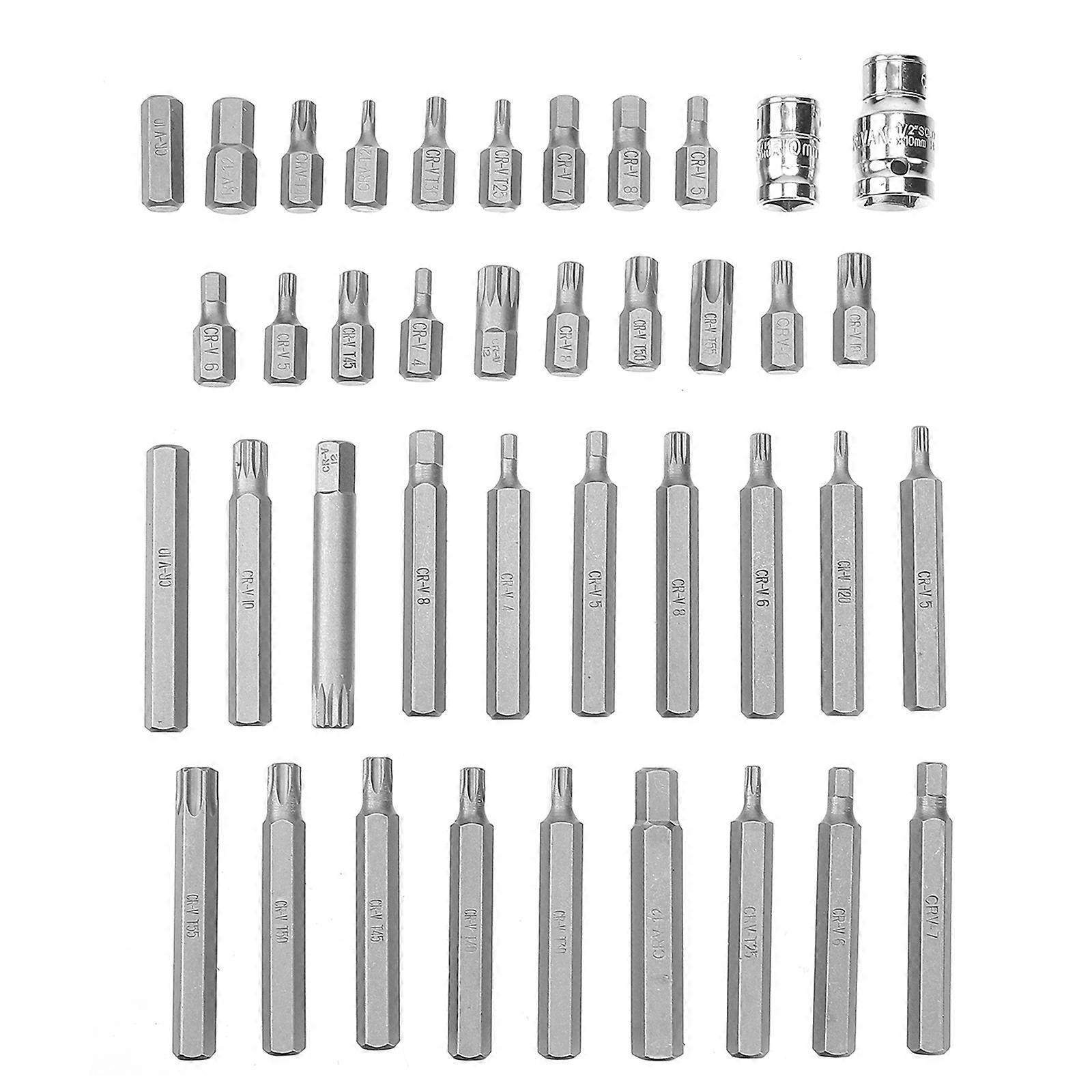 Premium Hexagon Wrench Set 40Pcs For Professional Mechanics Automobile Repair Assorted Color Featuring Durable S2 Steel Material