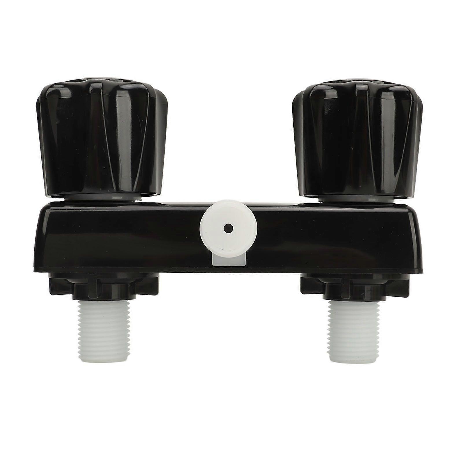 Shower faucet with 2 knobs easy to install for RV boat wagon
