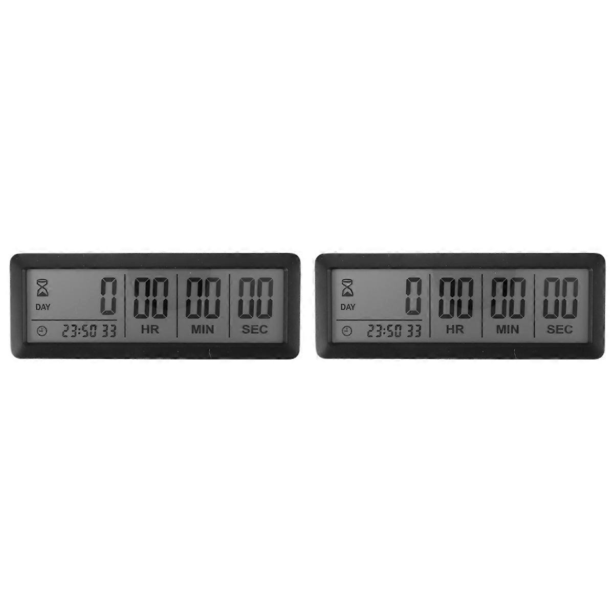 Big Digital Countdown Days Timer Clock - 999 Days Count Down Clock Timer for Graduation Lab Kitchen