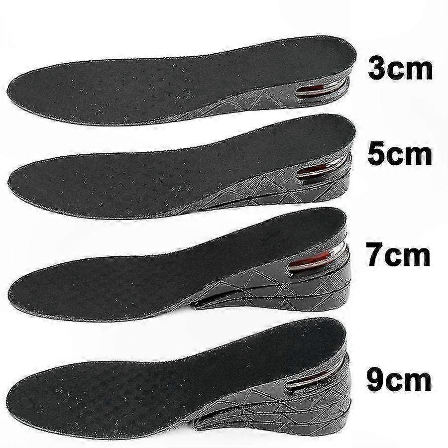Adjustable Height Insoles, Invisible Comfort Pads for Men and Women, 3cm to 9cm Boost
