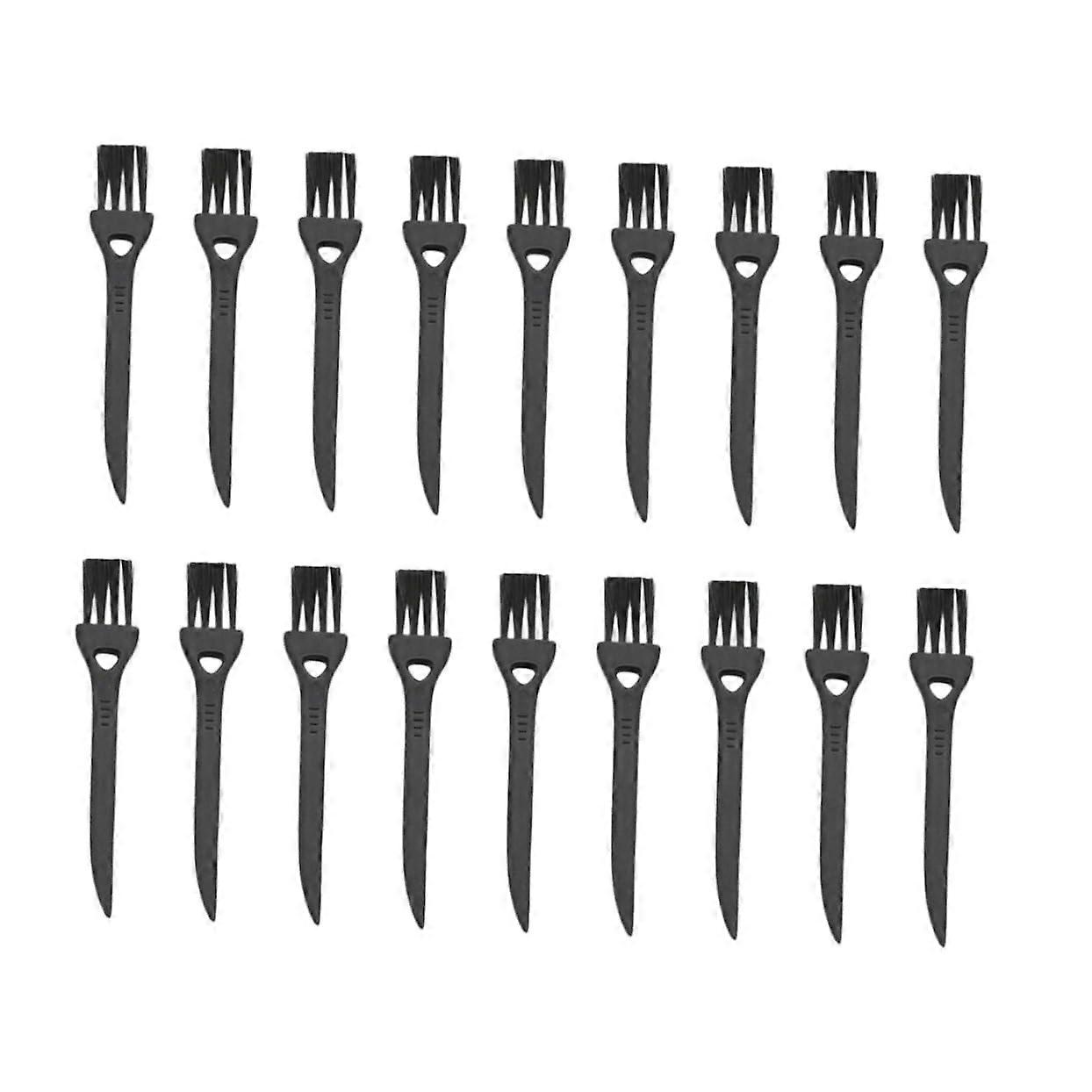 Cleaning Brushes Set for Computer Keyboards - 50 Black Brushes with Soft Hair for Effective Dust Removal from Electronics and Appliances