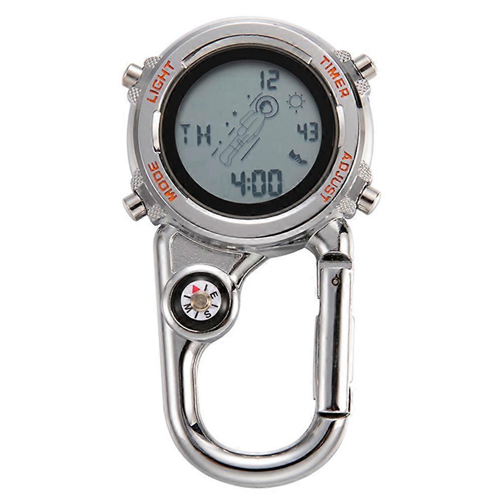 Multifunctional Climbing Watch Square Shape Metal Watch For Mountain Climbing 1Set