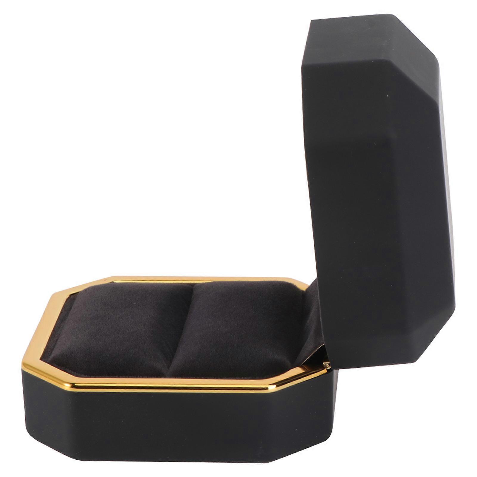 Led Engagement Box Jewelry Display Box For Proposal Use Design With Octagonal Shape 1Pcs