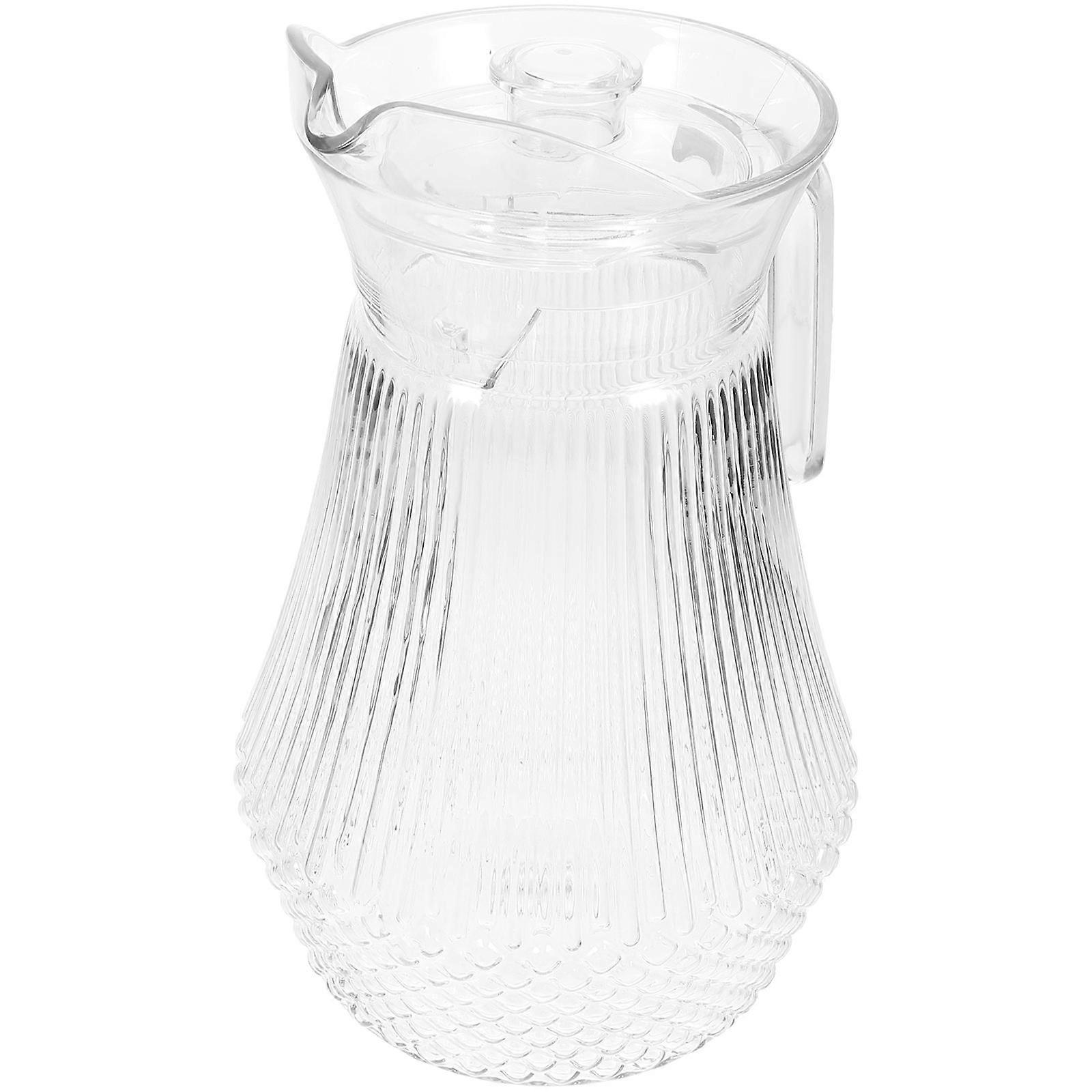 Iced Tea Pitcher With Lid Ideal For Kitchen Utensil Use Made Of Premium Plastic Material 1 Piece