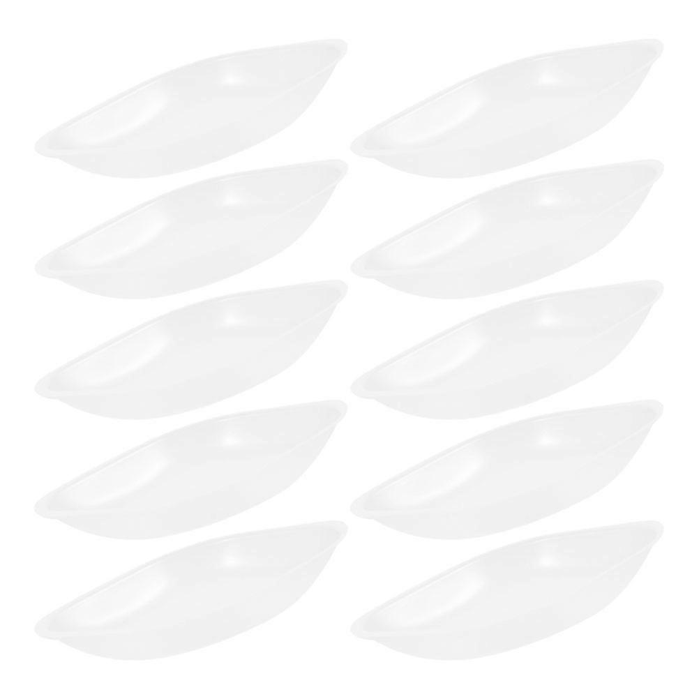 Weighing Plates for Sample Storage Portable and Sturdy HIPS Material White Color 10pcs 100ml