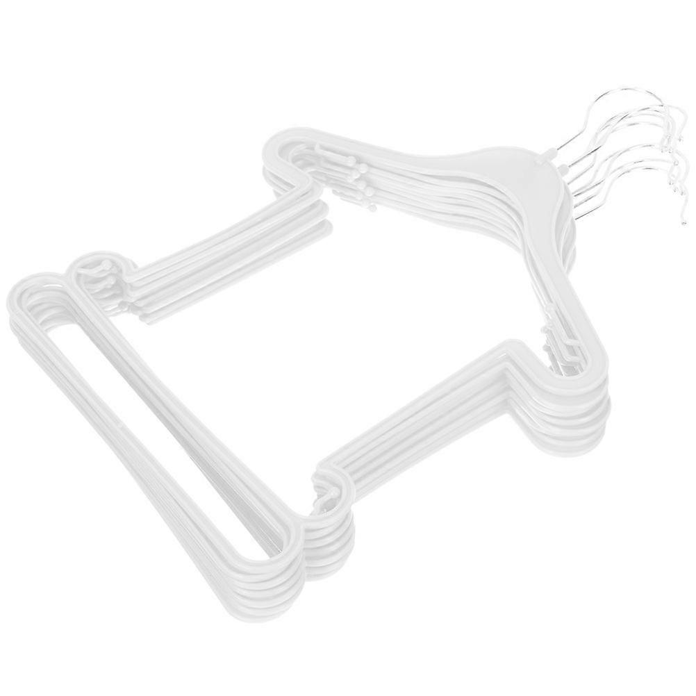 Reusable Hangers 12Pcs For Children Clothes Simple Design Plastic Hangers Suitable For Home Use With Excellent Support