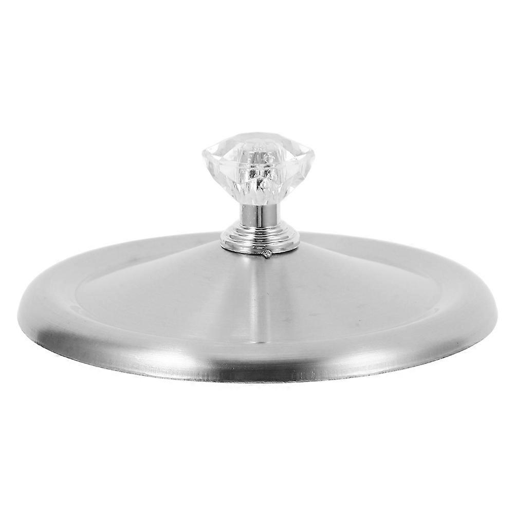 Universal Stainless Steel Lid for Drinkware with Round Shape for Kitchen Use Silver Heat Resistant Function 1Set