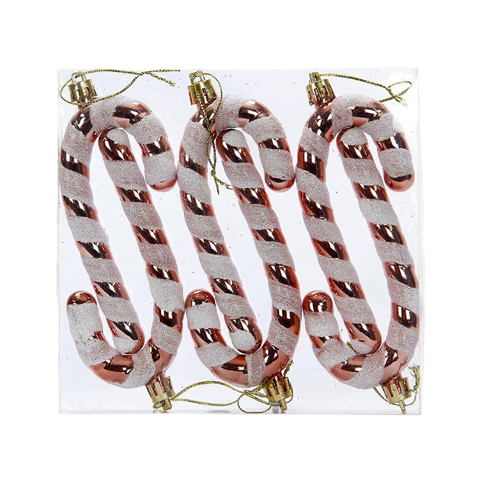6 Pcs/Box Festive Decorative Sticks Reusable Twisted Crutches Hanging Decor for Any Setting