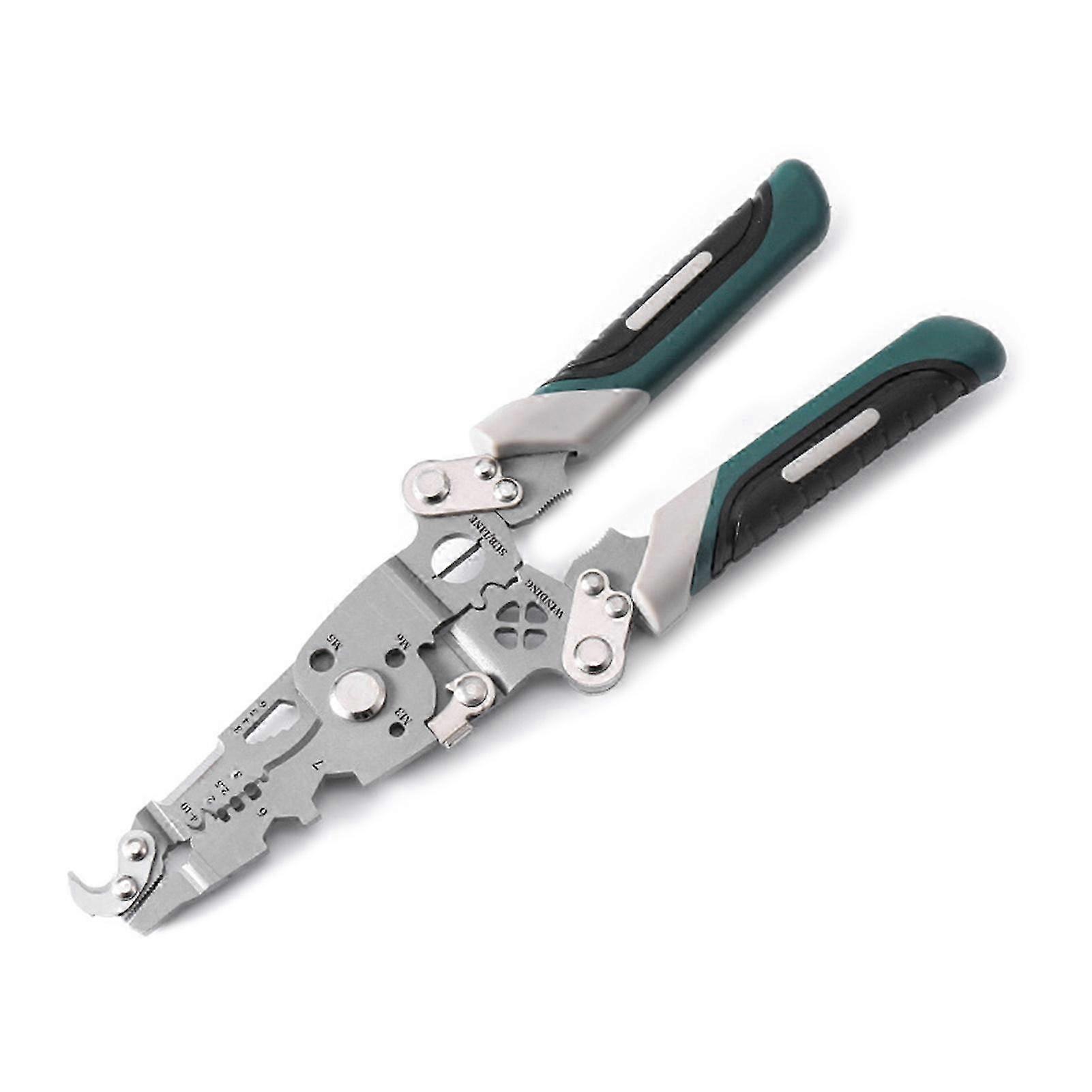 2025 Multifunctional Foldable Wire Stripper with Comfortable Grip Efficient Terminal Crimping Suitable for Improving Work Efficiency