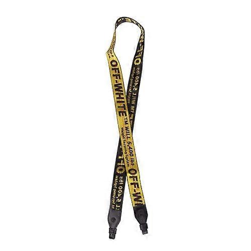 Off White Mens Mask Ind Leather Trim Belt